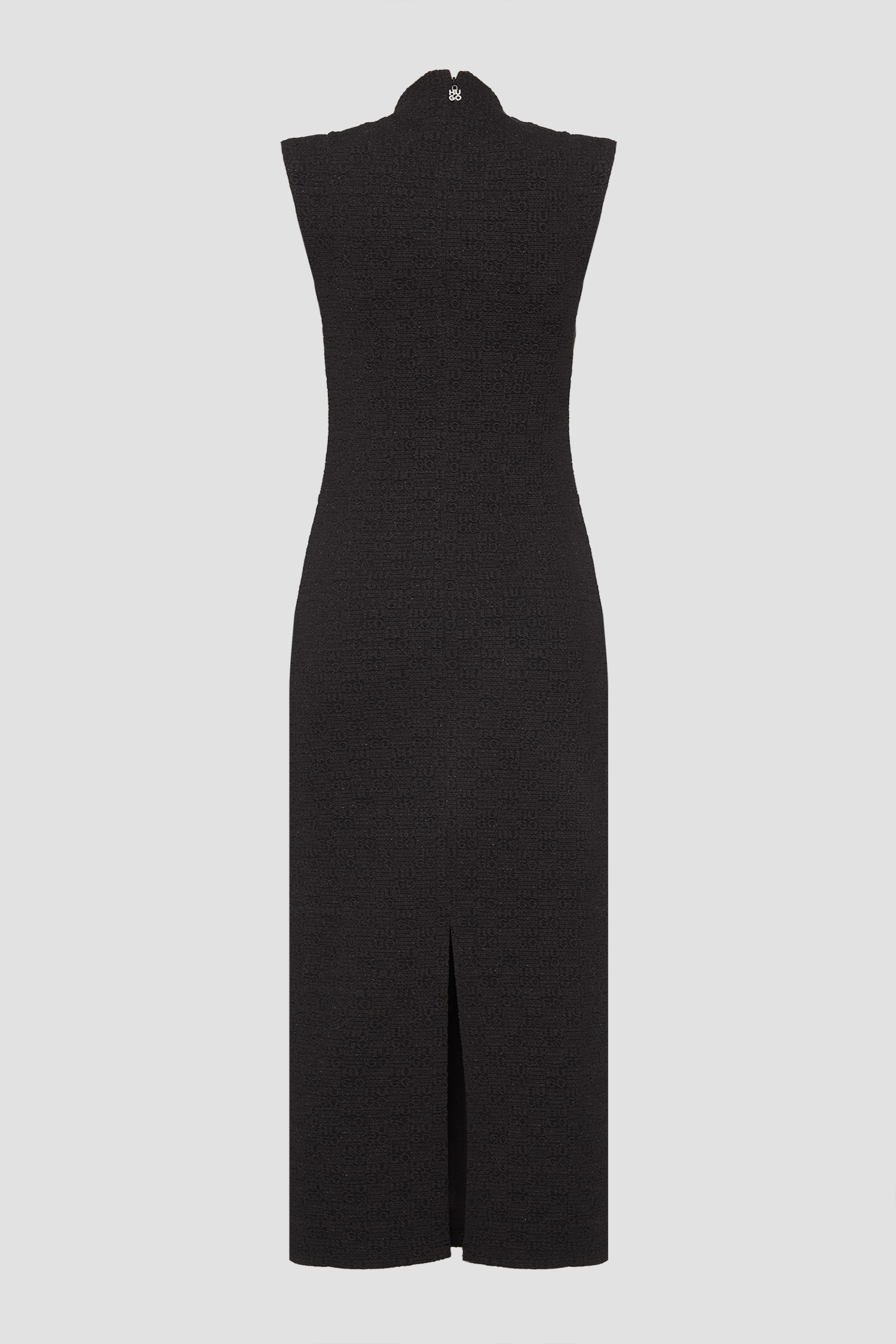 Женское черное платье с узором HUGO 50550118;001