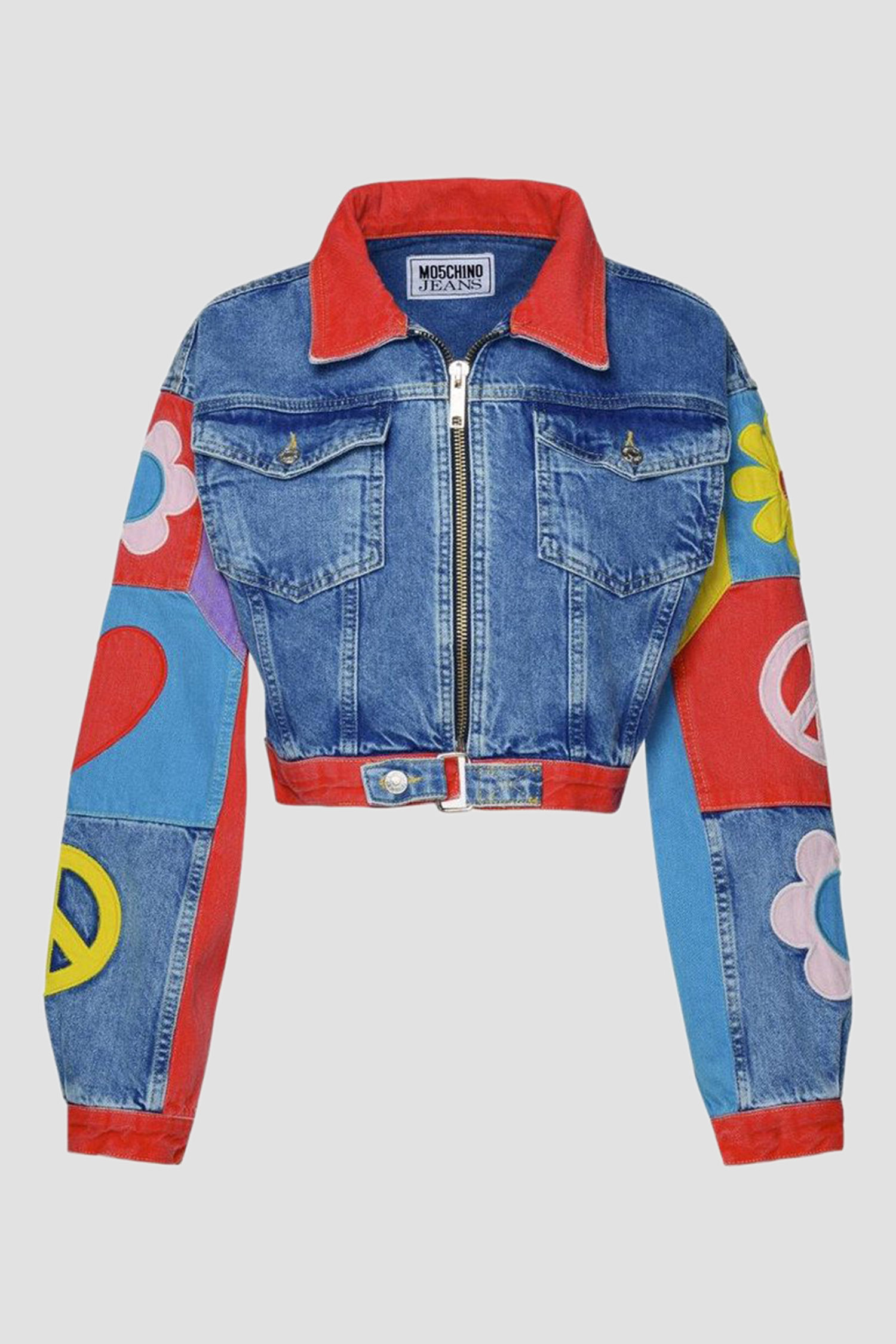 Женская синяя джинсовая куртка Moschino A0503.3236;1295
