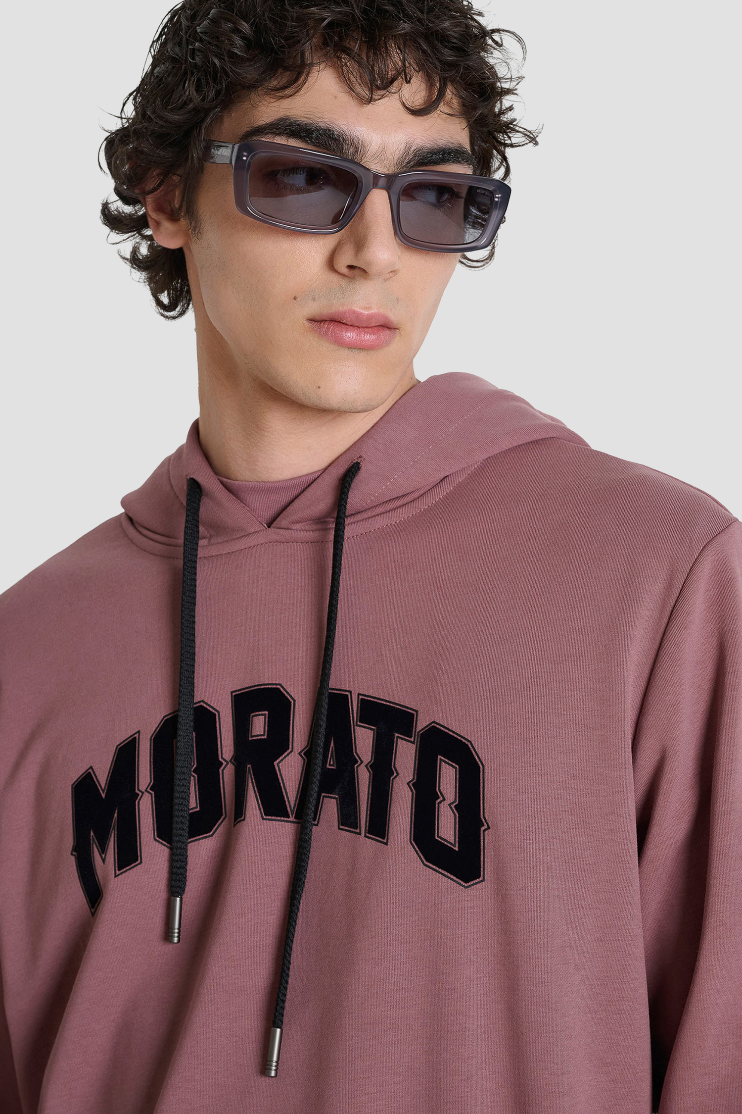 Мужское розовое худи Antony Morato MMFL01142.FA150222;5111