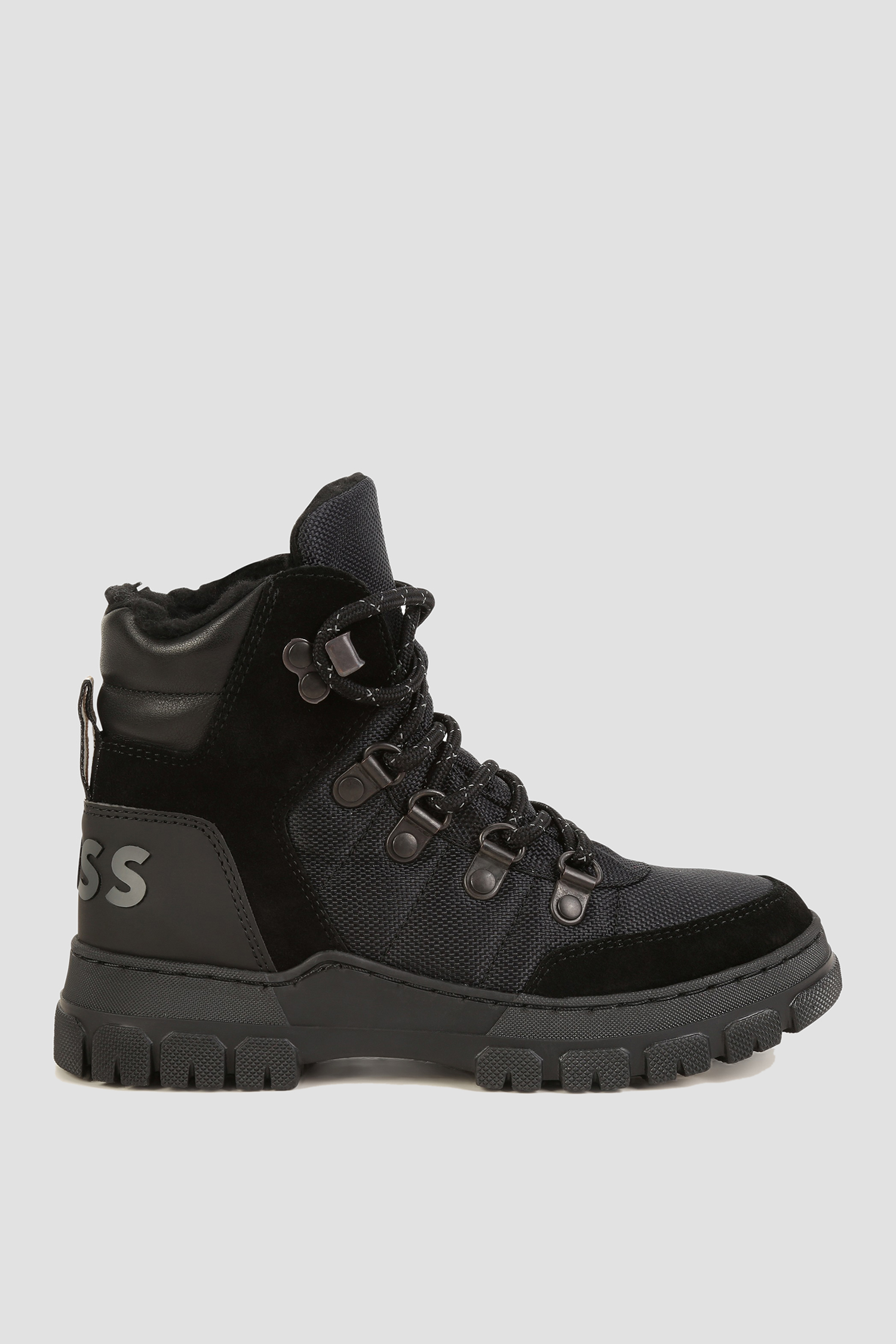 Детские черные ботинки BOSS kids J29365;09B