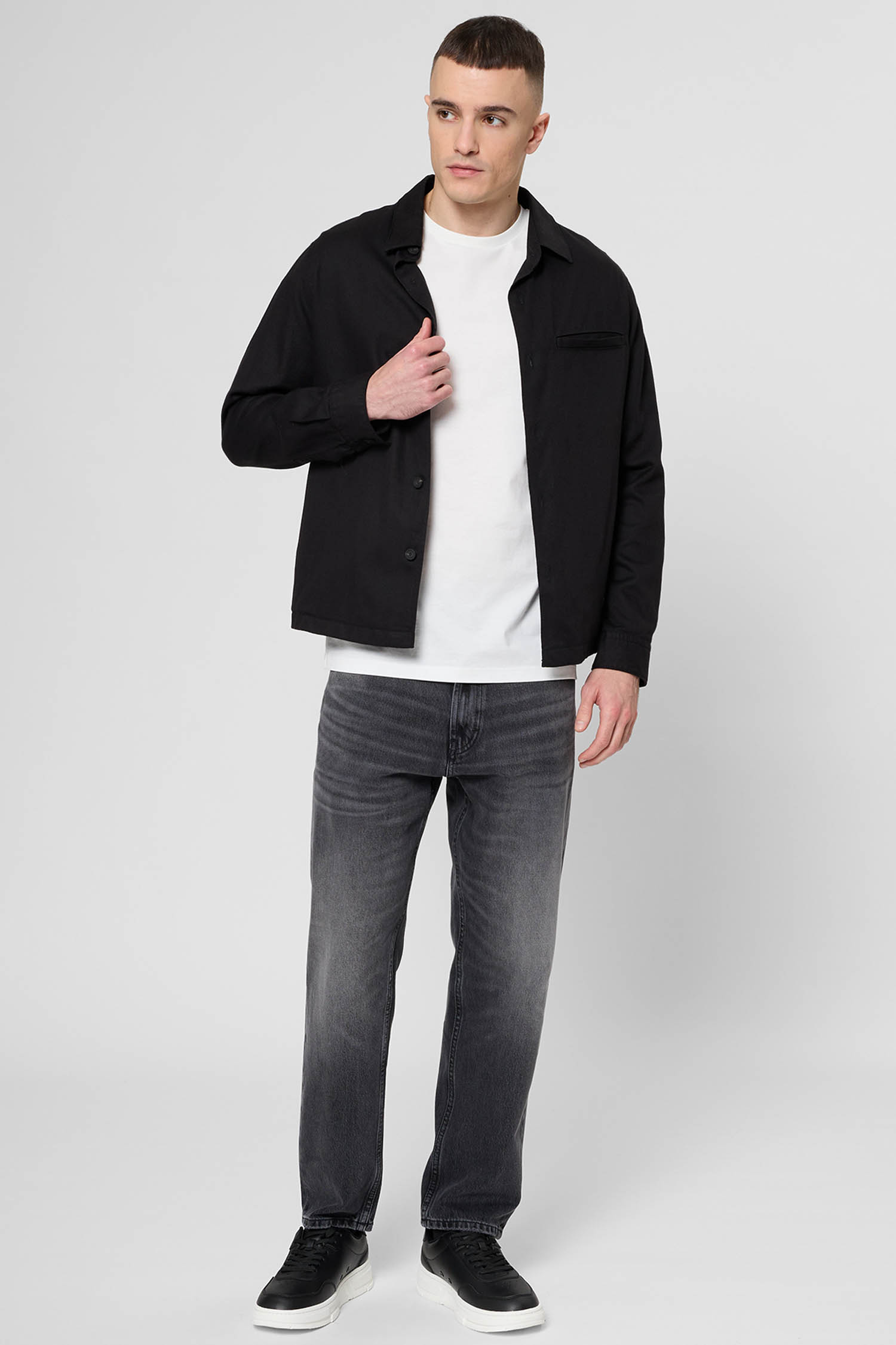 Мужские темно-серые джинсы HUGO 50554201;022