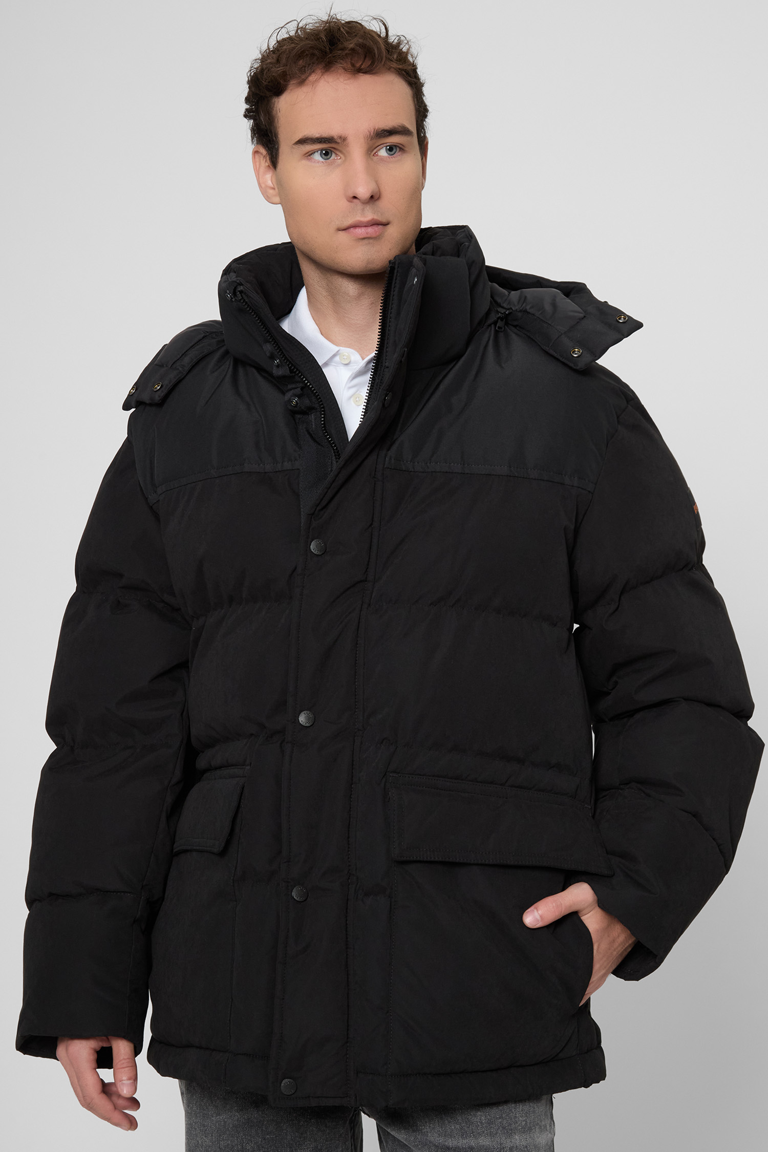 Мужская черная куртка BOSS 50543609;001