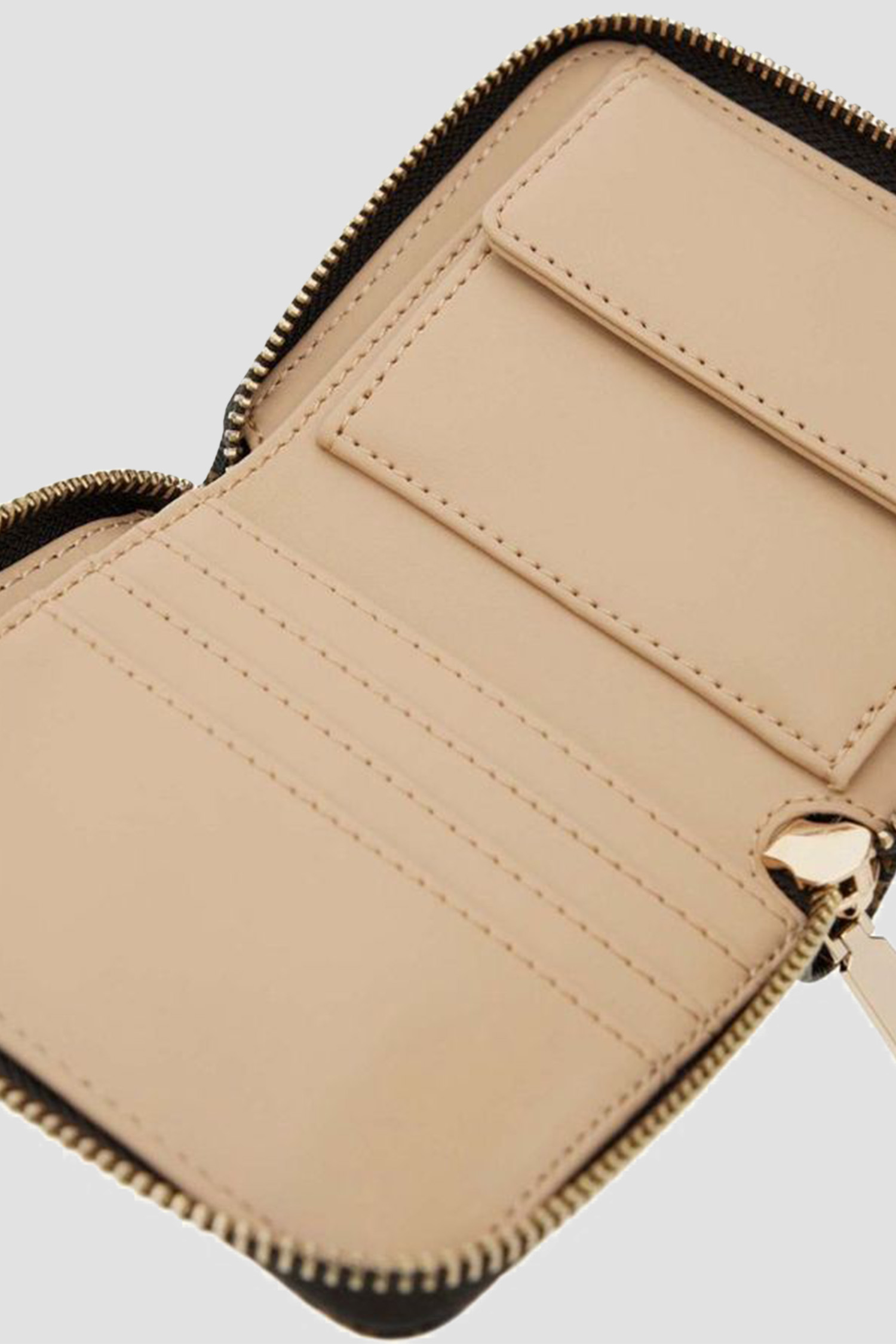 Женский коричневый кошелек с узором Guess SWQE85.00137;BNL