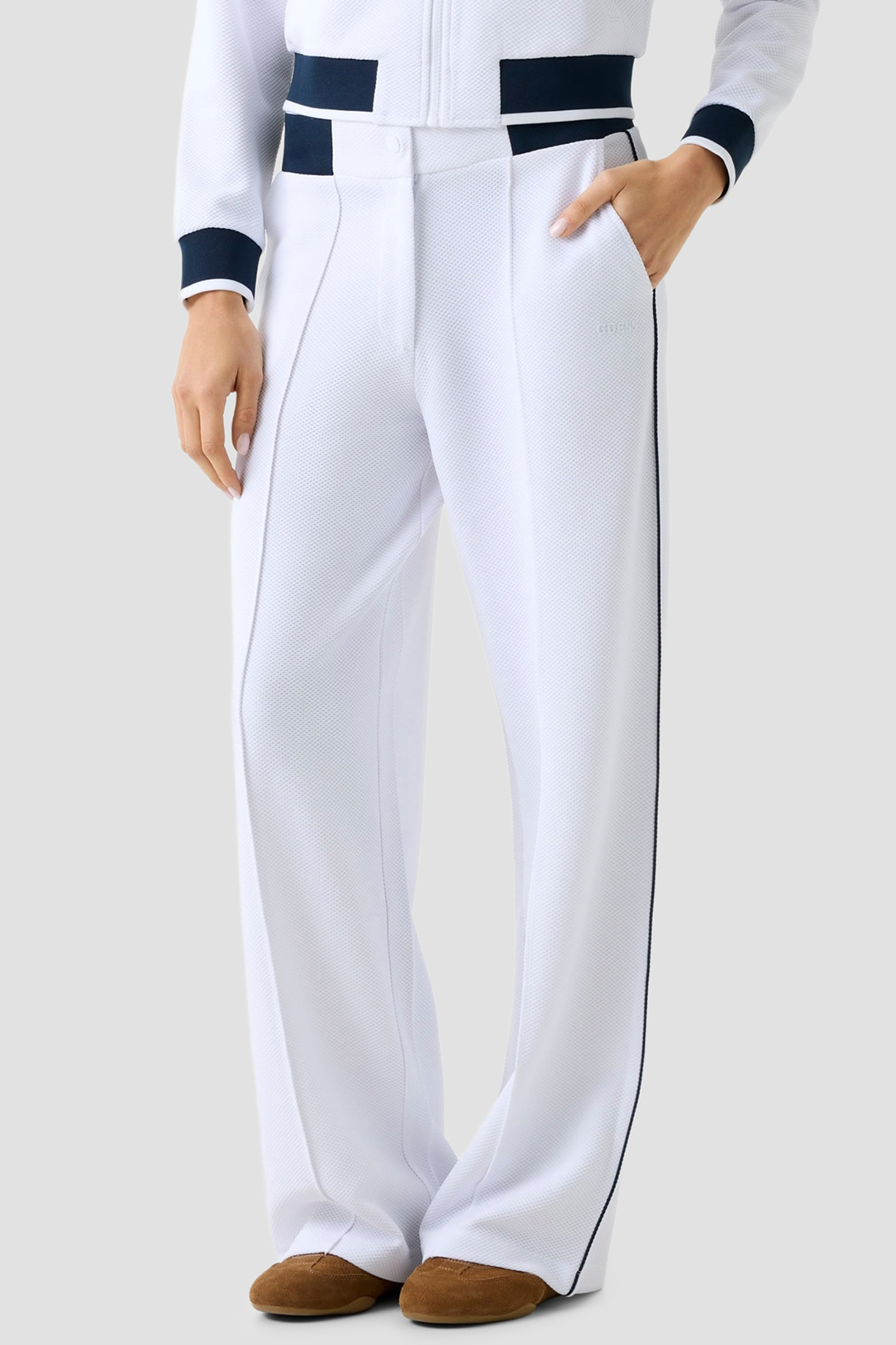 Женские белые брюки Guess V6GB03.K2918;G011