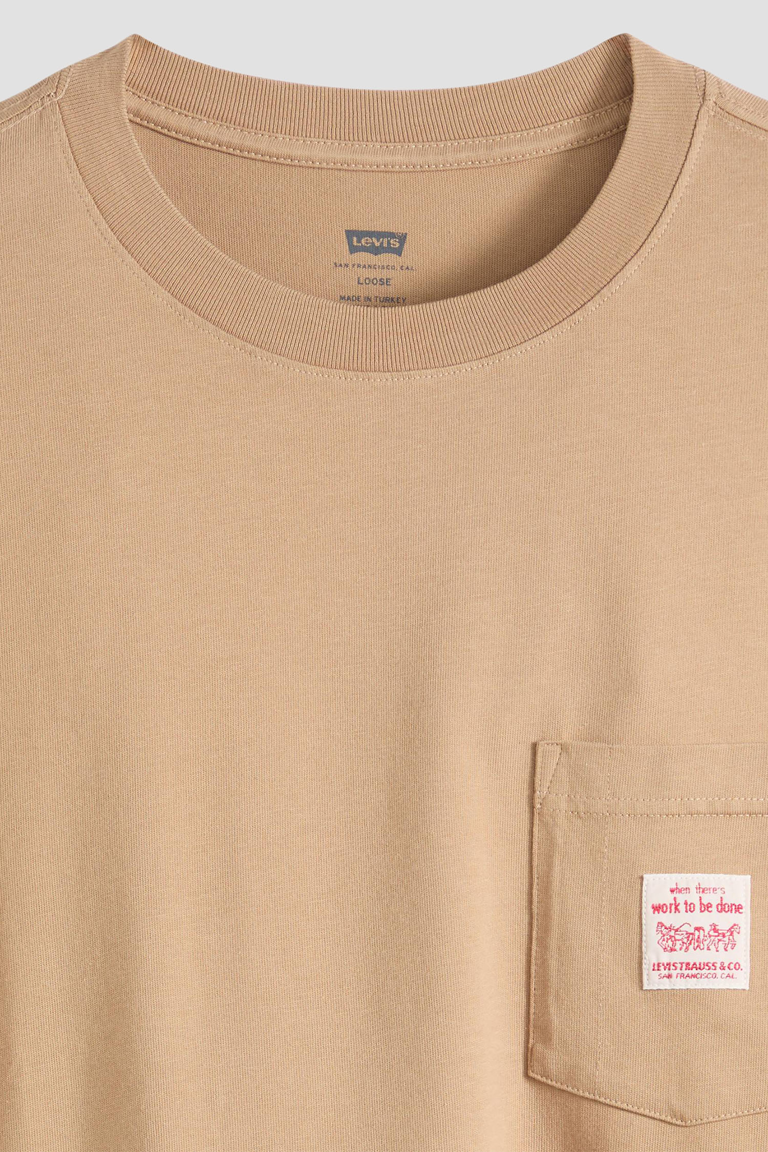 Мужская бежевая футболка Levi’s® 004NU;0001