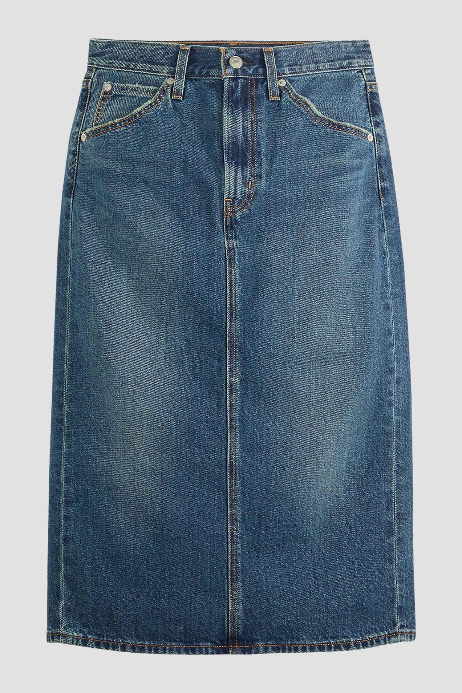 Жіноча синя джинсова спідниця Levi’s® 001VH;0006