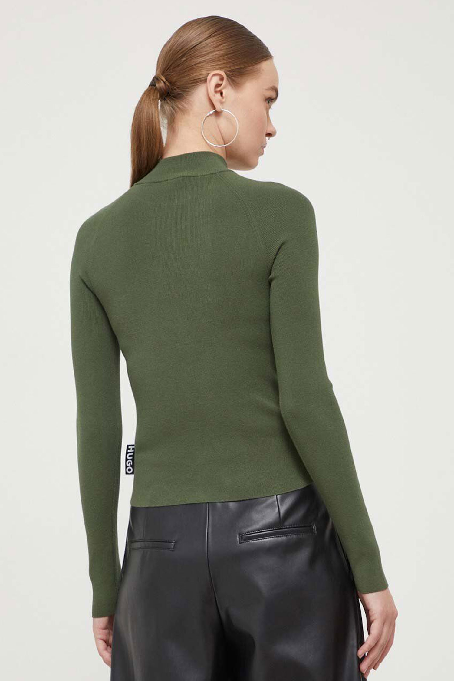 Женский зеленый гольф HUGO 50500773;305