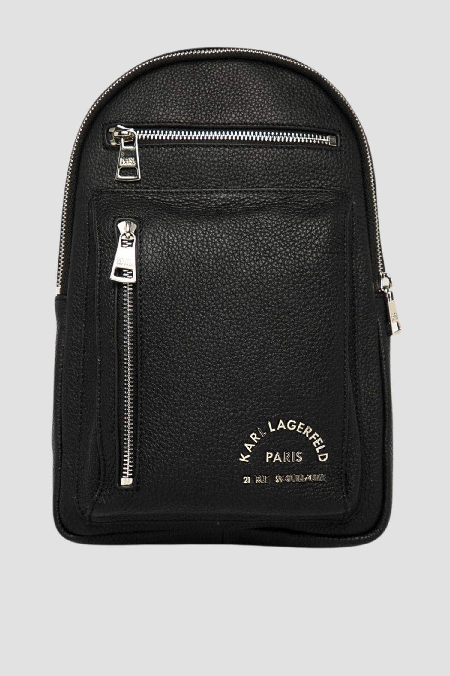 Мужская черная кожаная сумка Karl Lagerfeld 542451.815919;990