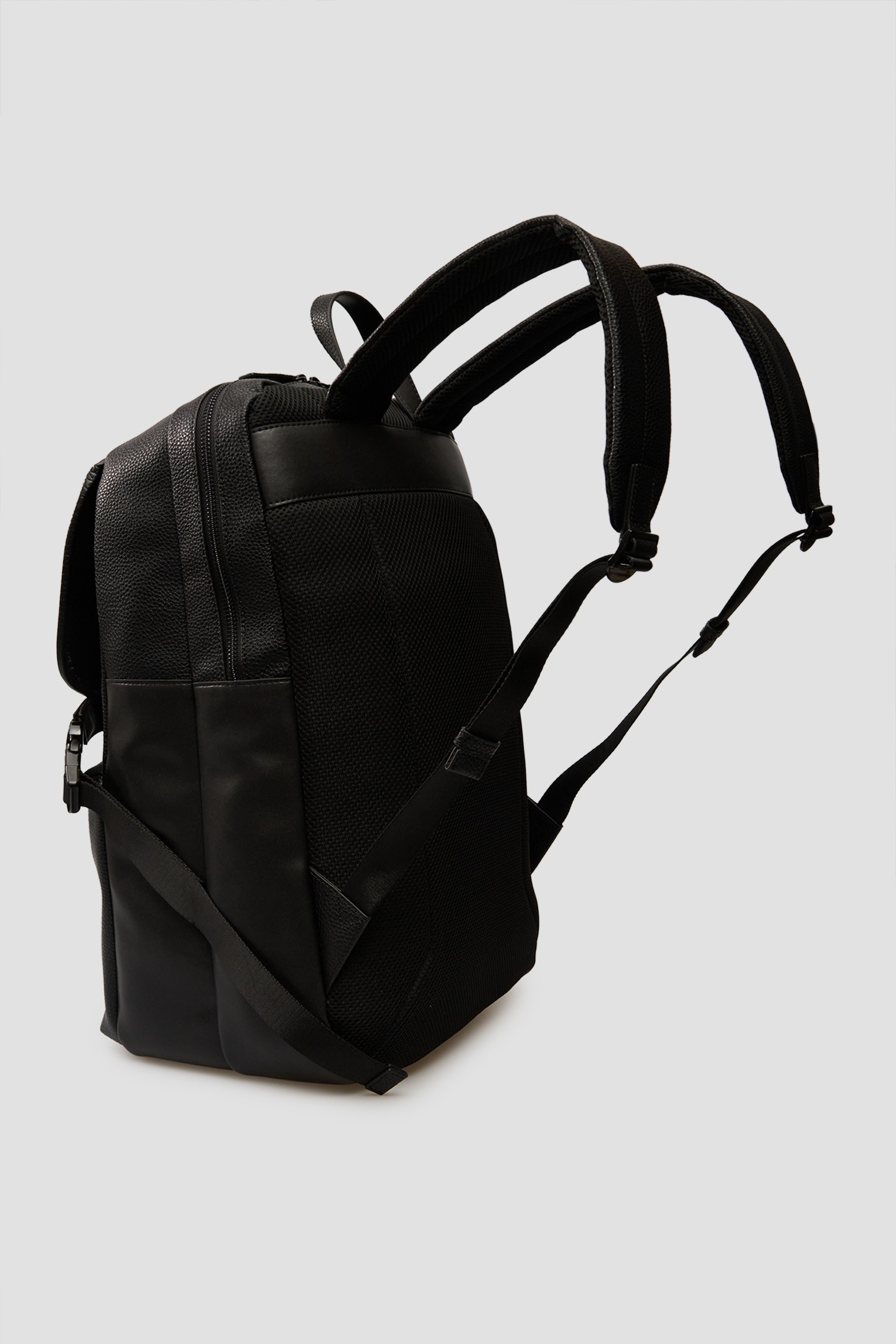 Мужской черный кожаный рюкзак BALDININI C6B325XXBTVI;0002