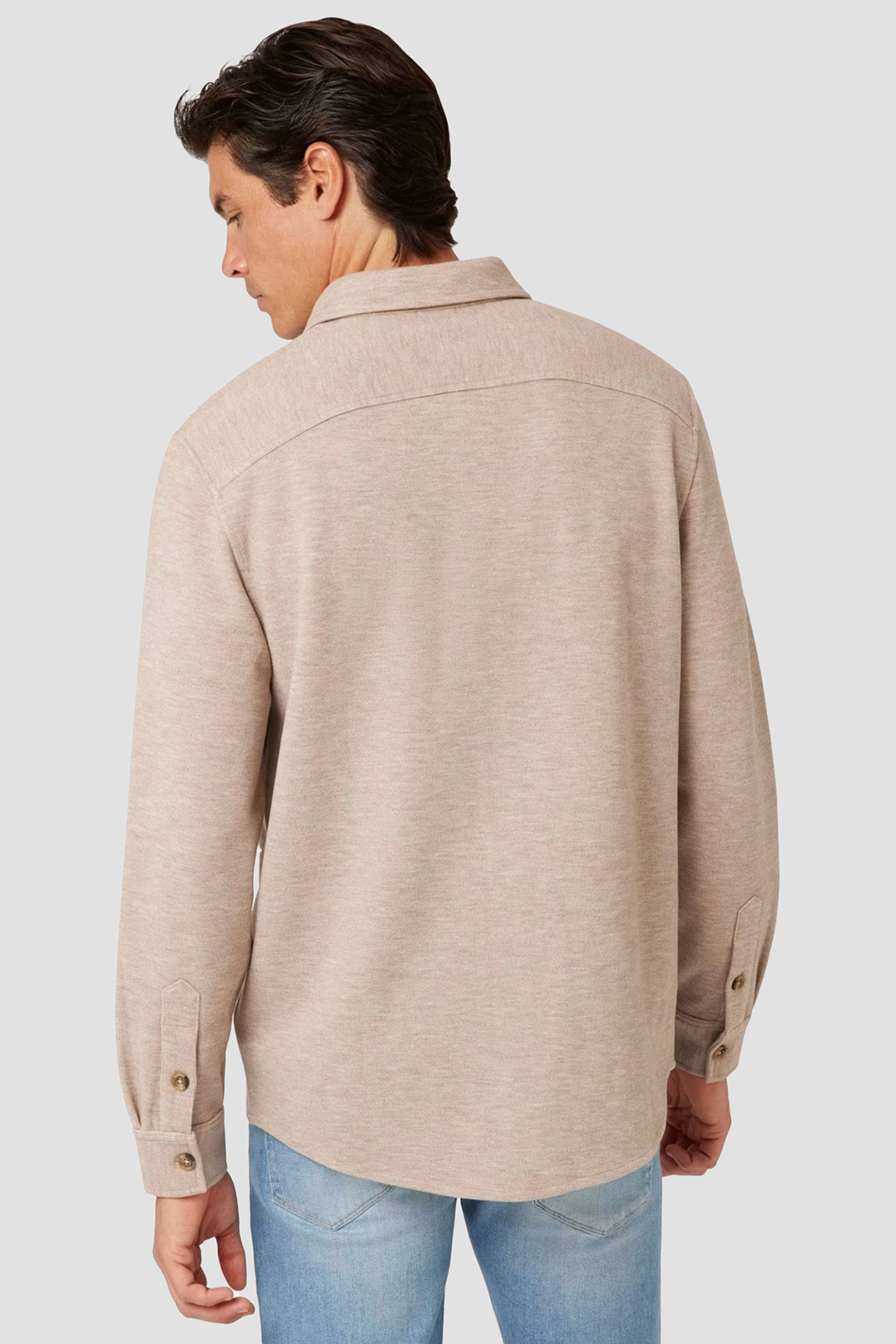 Чоловіча бежева вельветова сорочка Guess M4BH61.WGKE0;H155