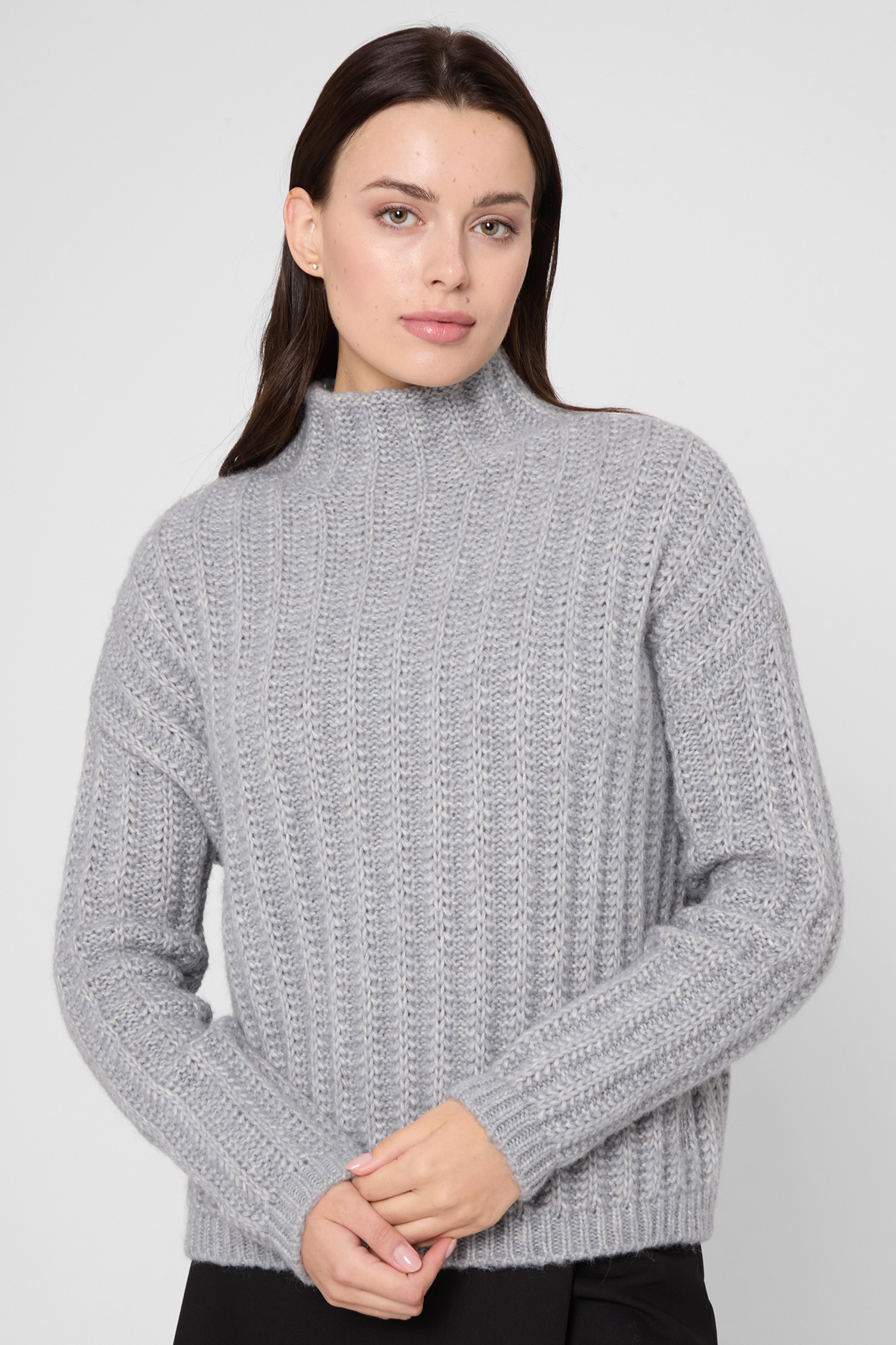 Жіночий сірий светр HUGO 50550210;033