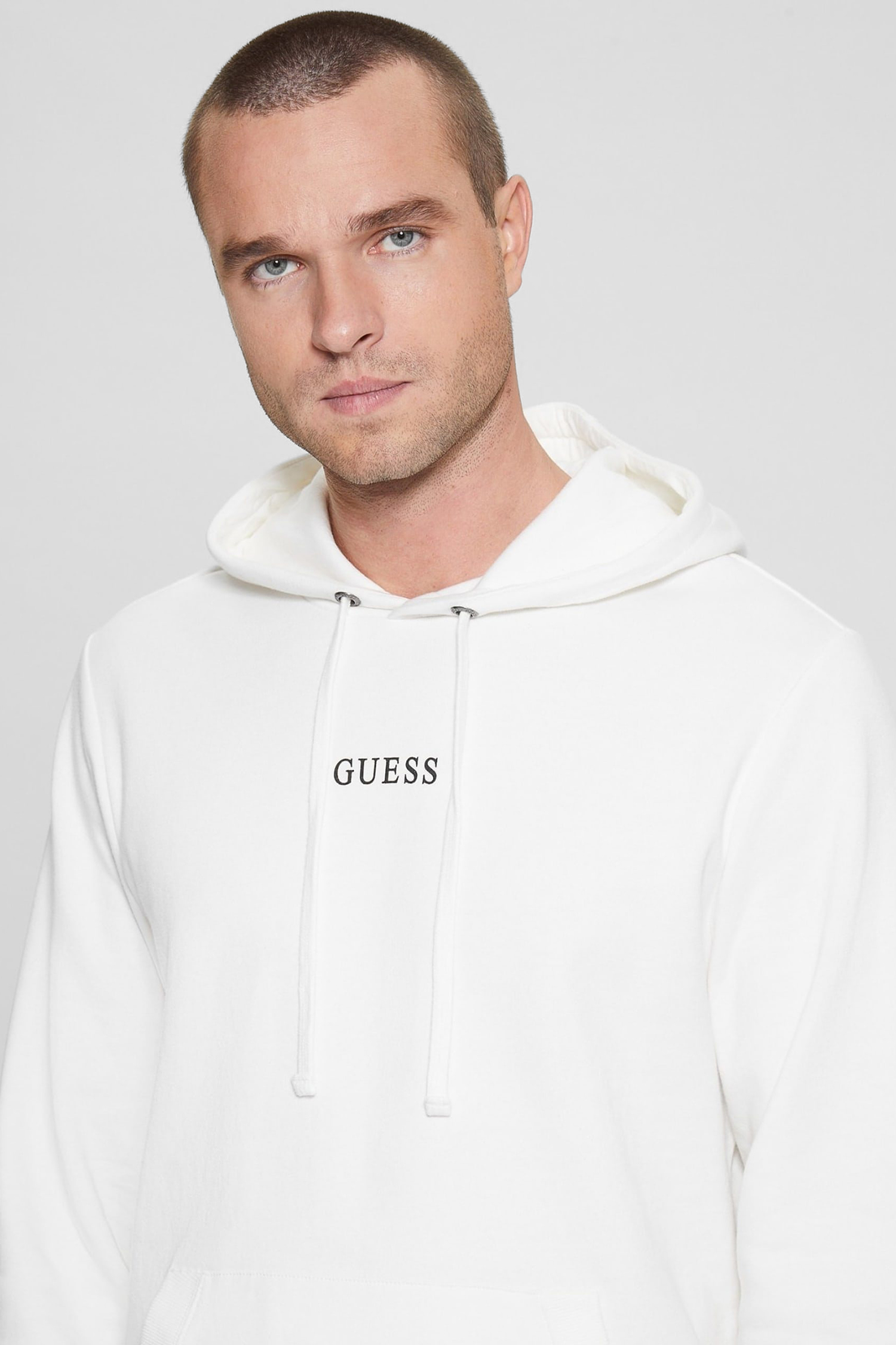 Мужское белое худи Guess M2BQ50.K9YH1;G022
