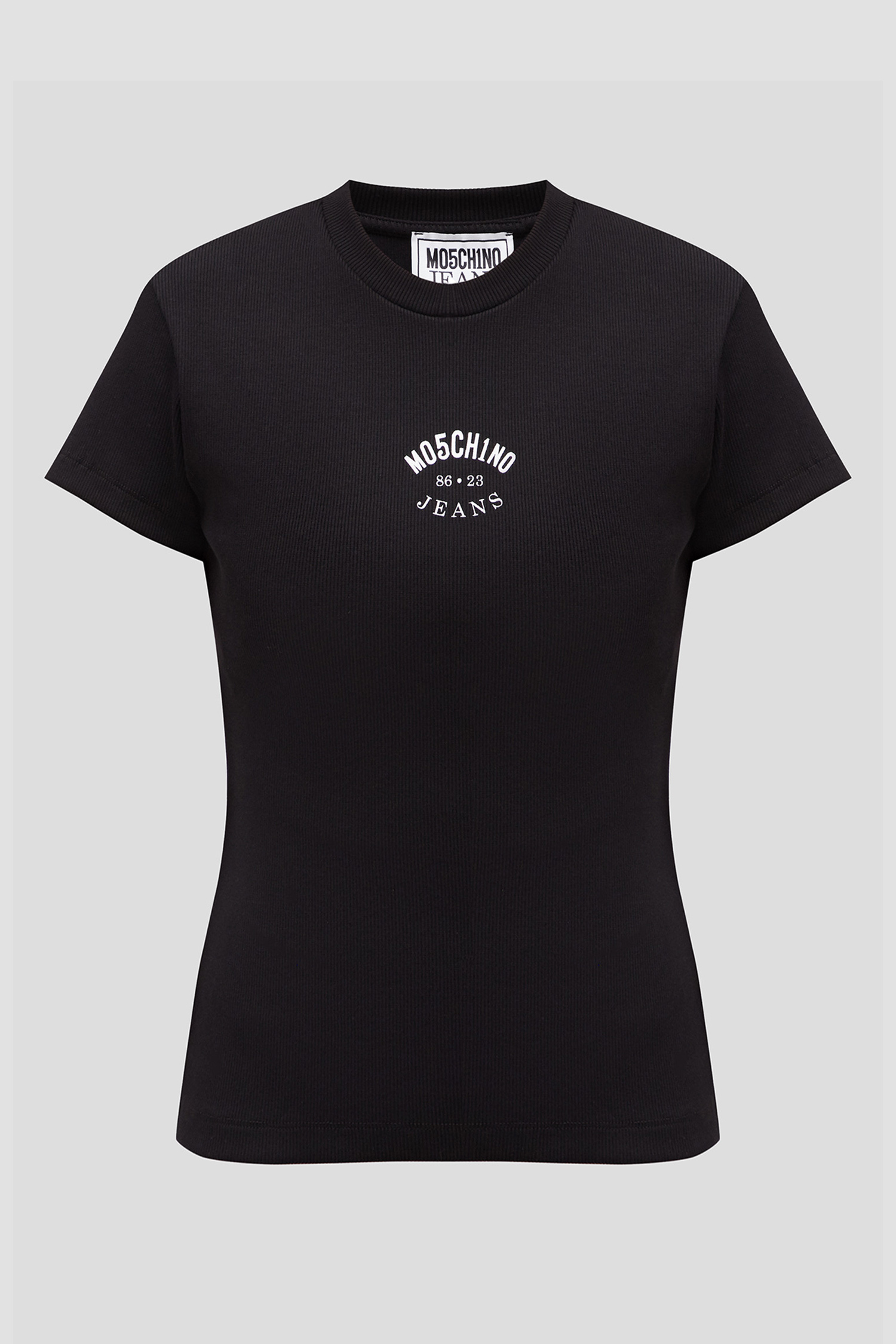 Женская черная футболка Moschino J0714.8734;1555