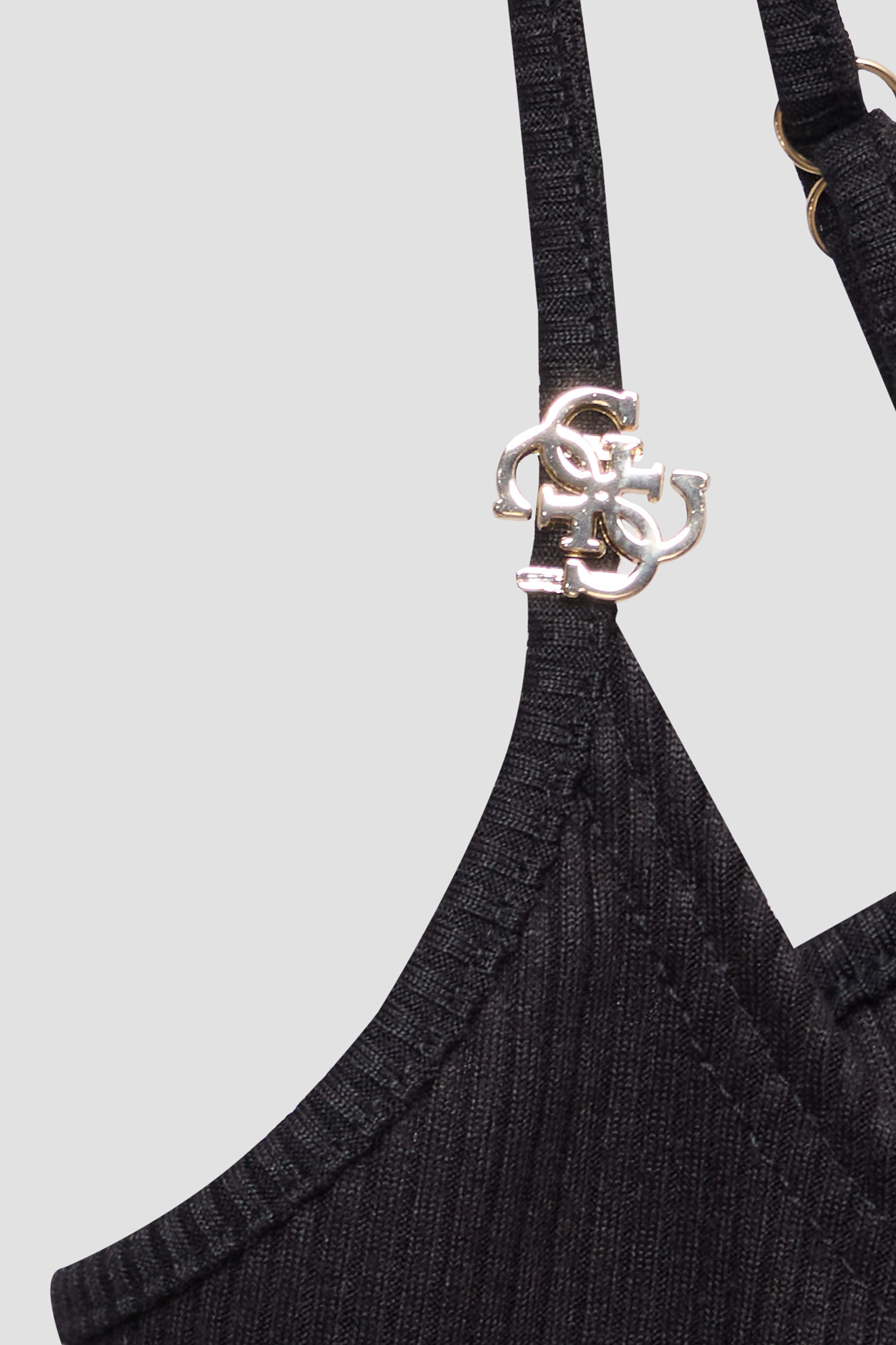 Жіночий чорний топ Guess E6GP01.KG322;JBLK