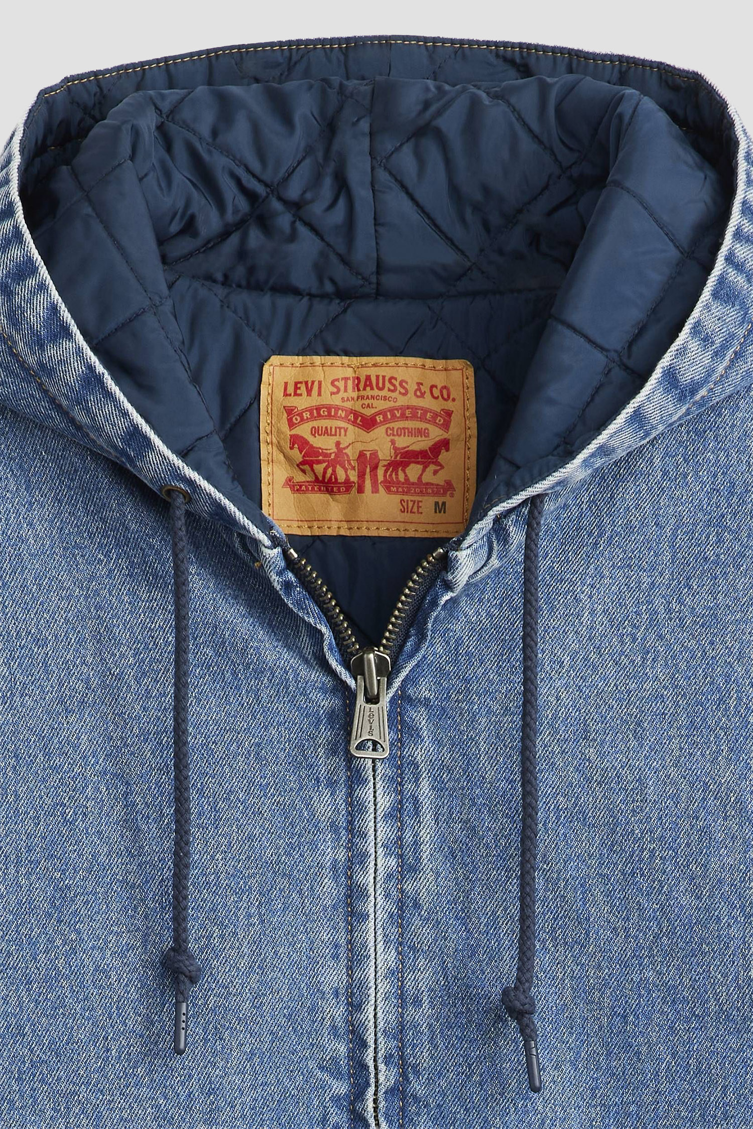 Мужская синяя джинсовая куртка Levi’s® A3222;0007