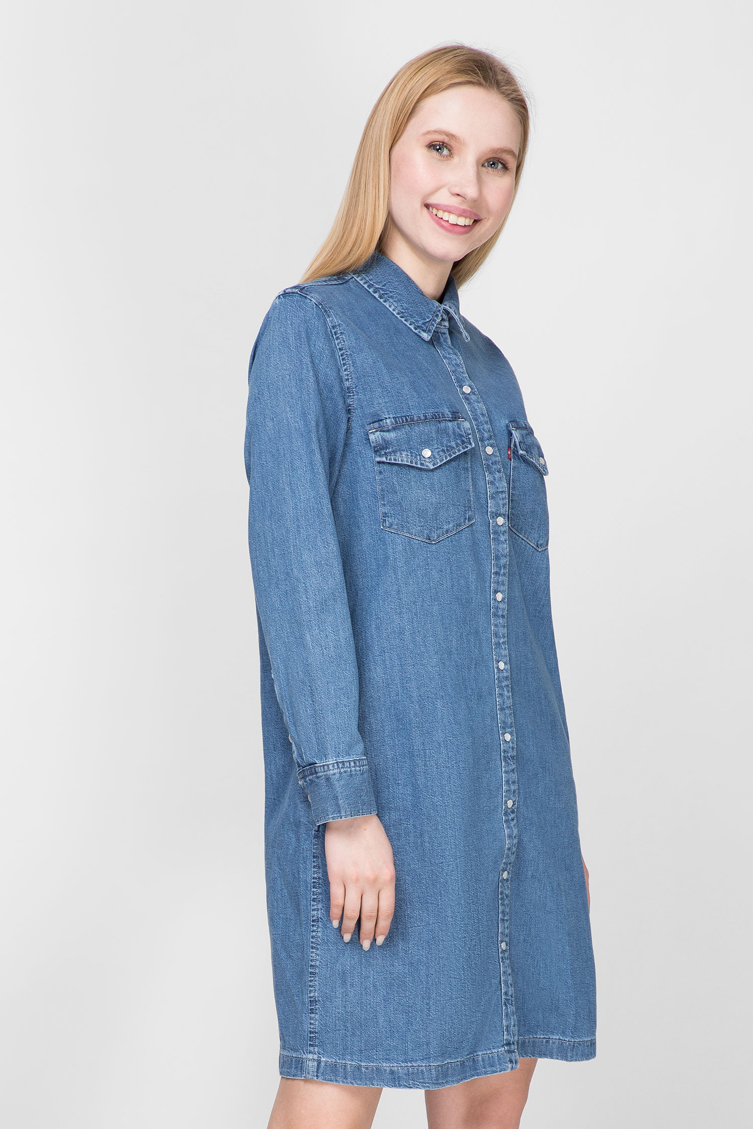 Женское синее джинсовое платье Levi’s® 85793;0000