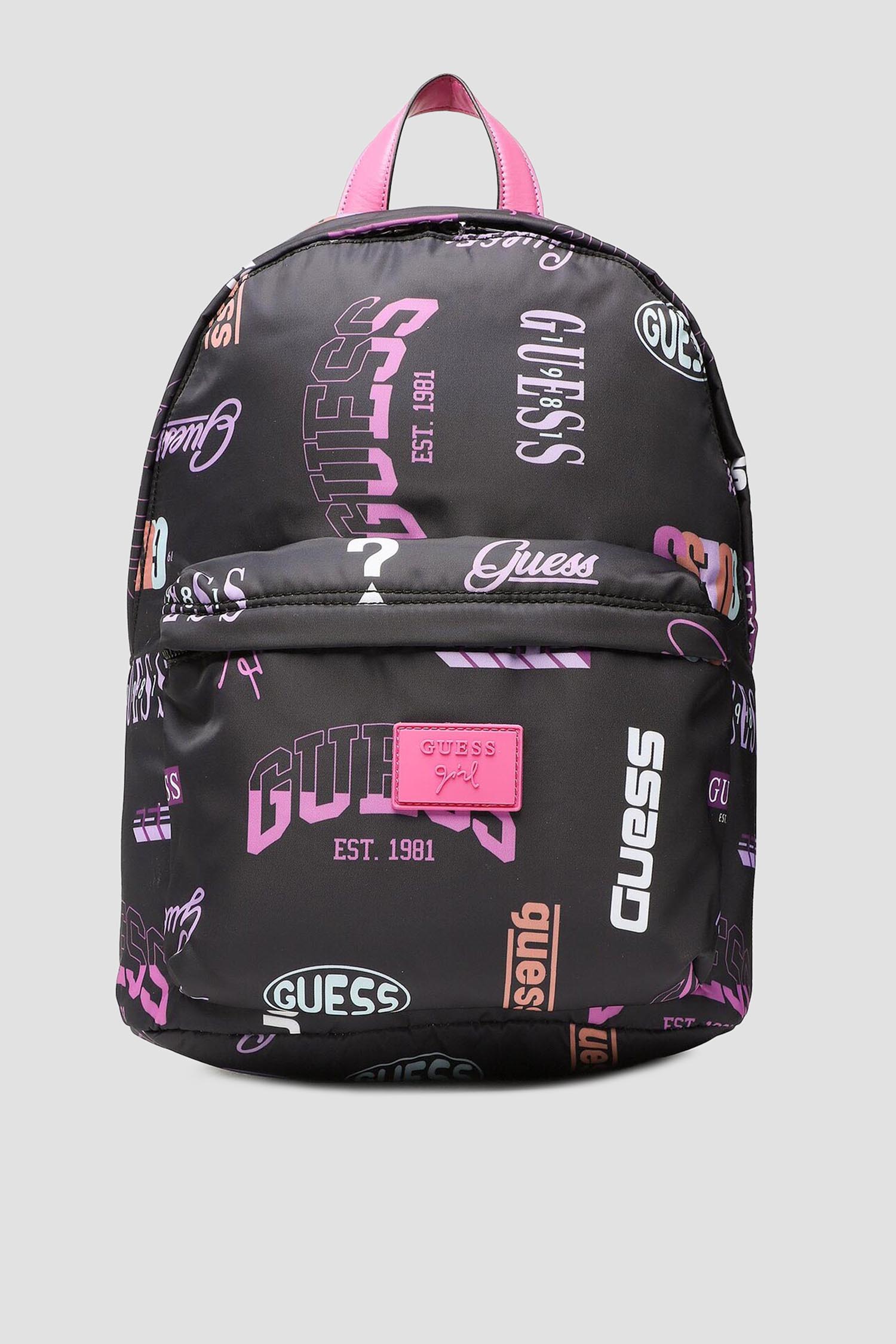 Дитячий чорний рюкзак з візерунком Guеss Kids J3RZ10.WFEO0;P45A