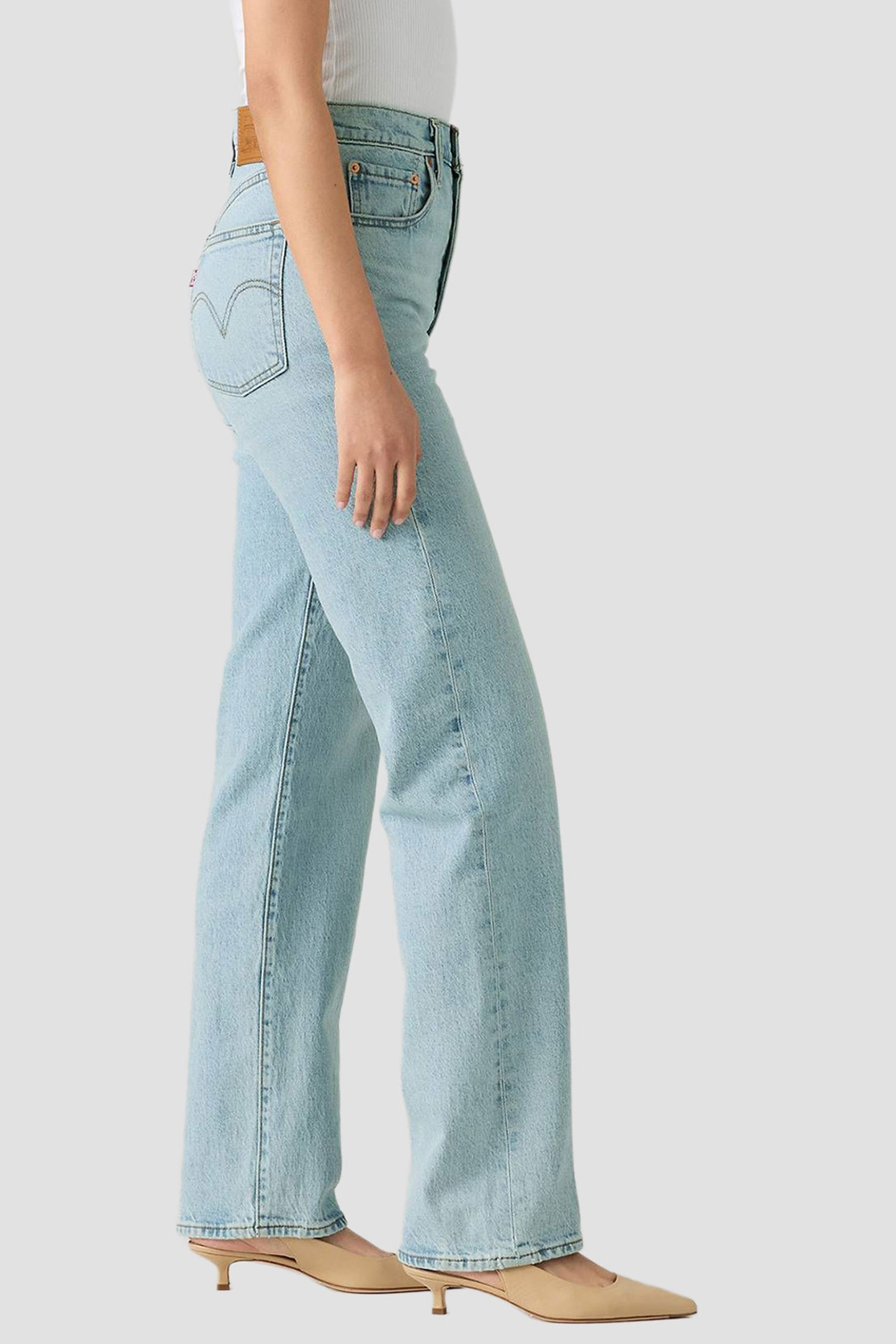 Жіночі блакитні джинси Ribcage Full Length Levi’s® 79078;0045