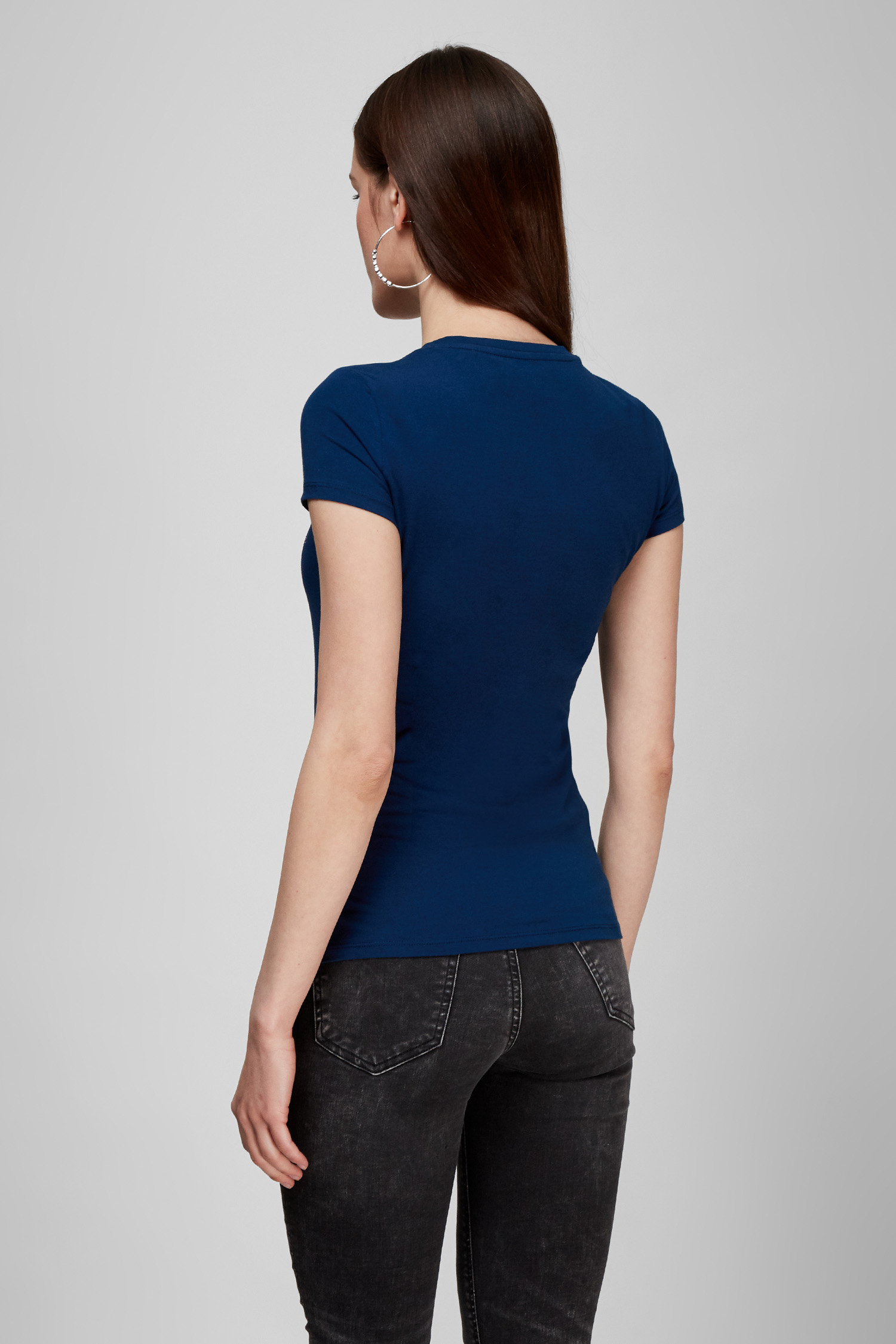 Женская синяя футболка Guess W2RI04.J1300;G7HR
