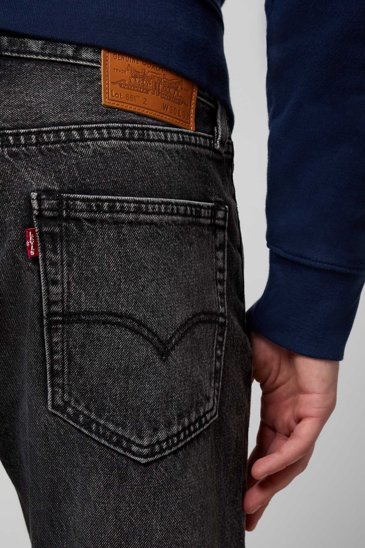 nanase313167 Мужские темно-синие джинсы 551™ Z Straight Levi's® 24767