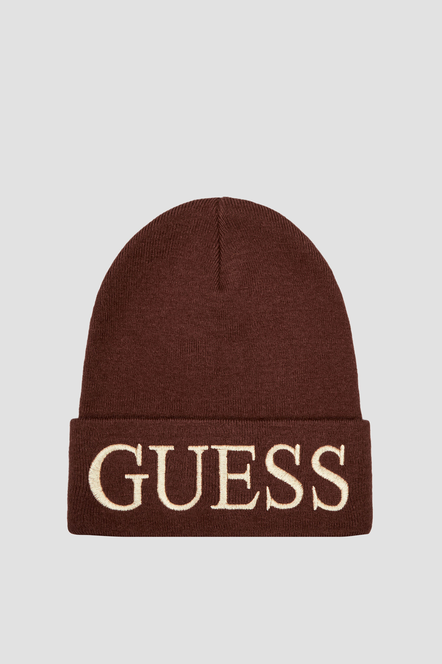 Женская коричневая шапка Guess AW8728.WOL01;WKY
