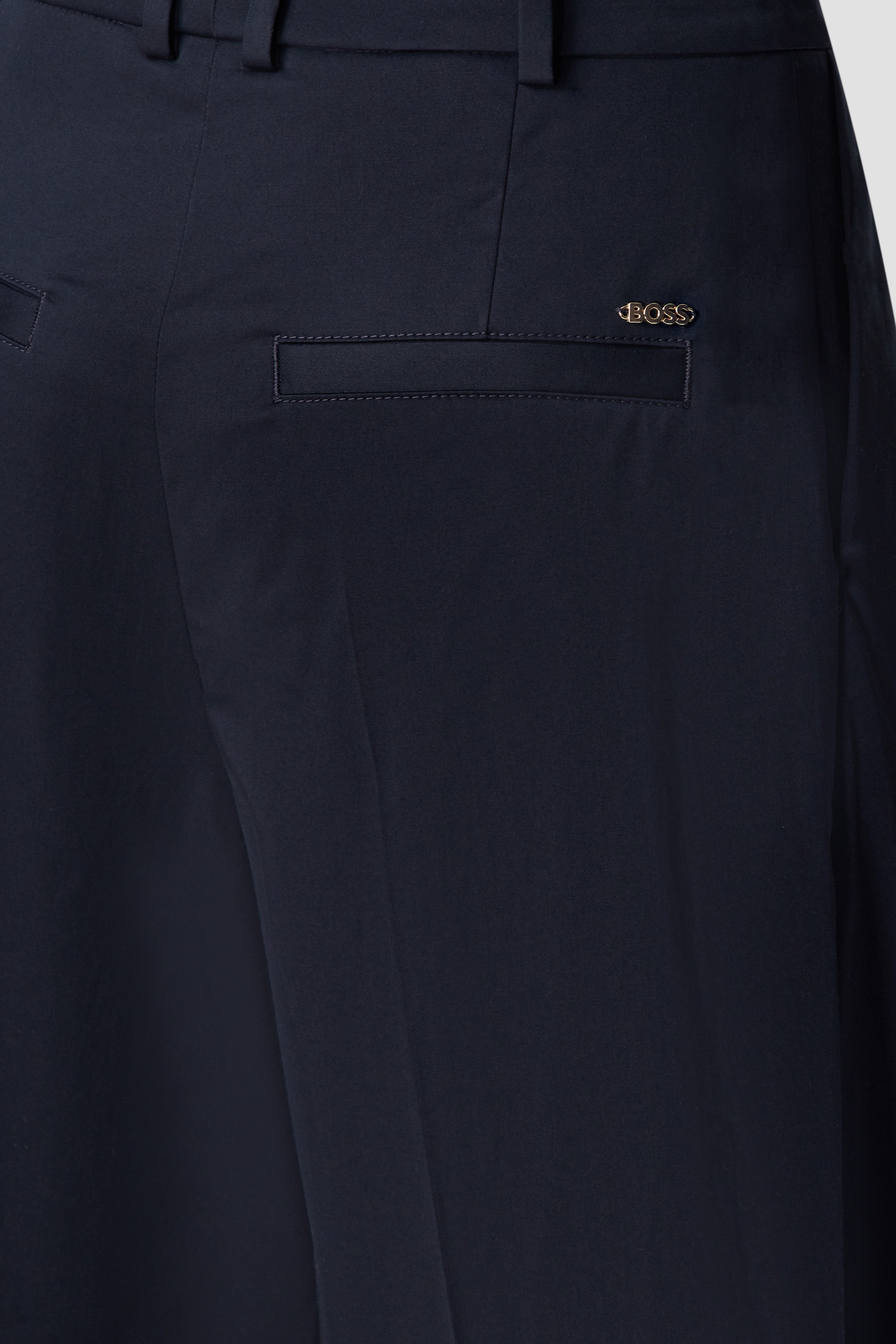 Женские темно-синие шорты BOSS 50486782;404