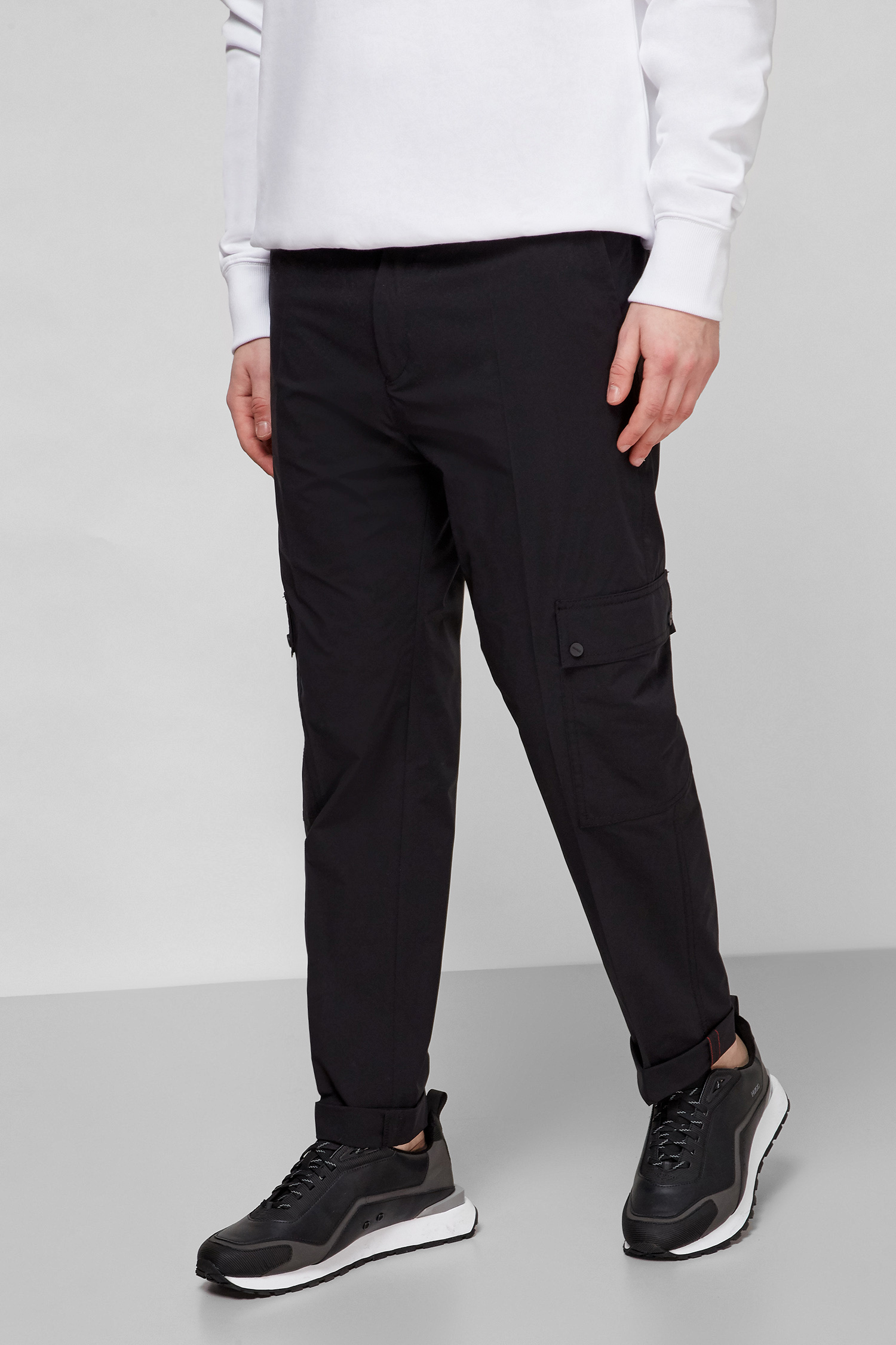 Черные карго для парней HUGO 50467349;002