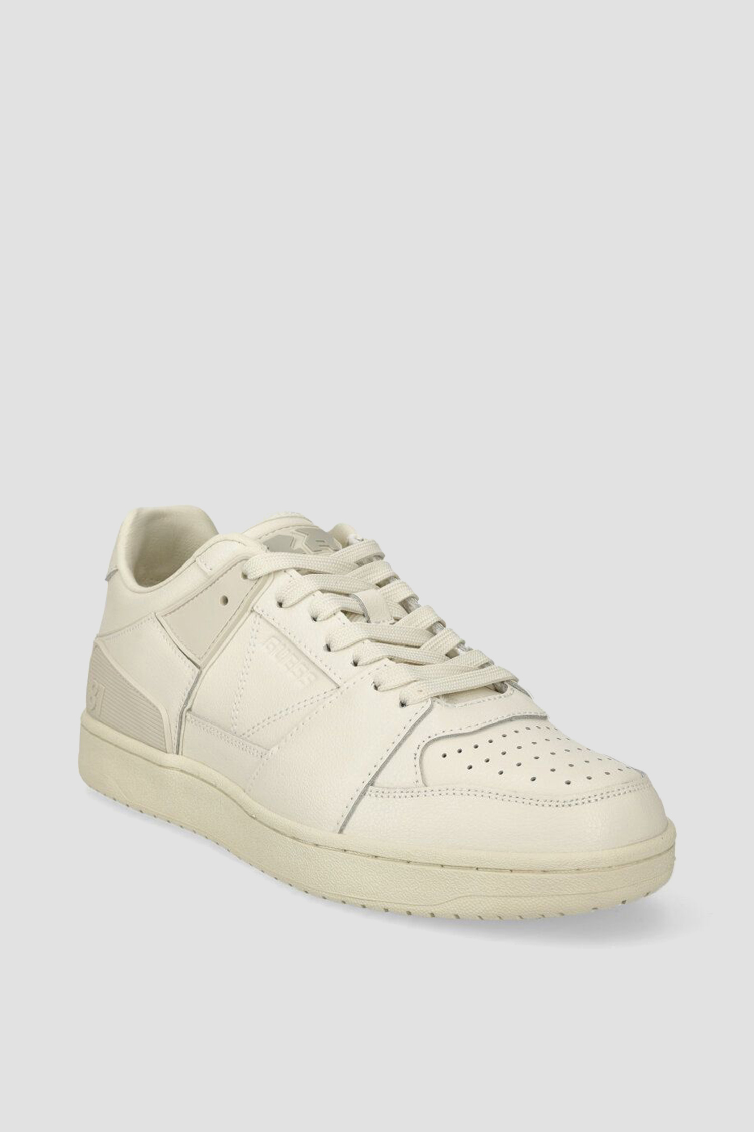 Мужские белые кожаные сникерсы Guess FMJSAW.ELE12;WHITE