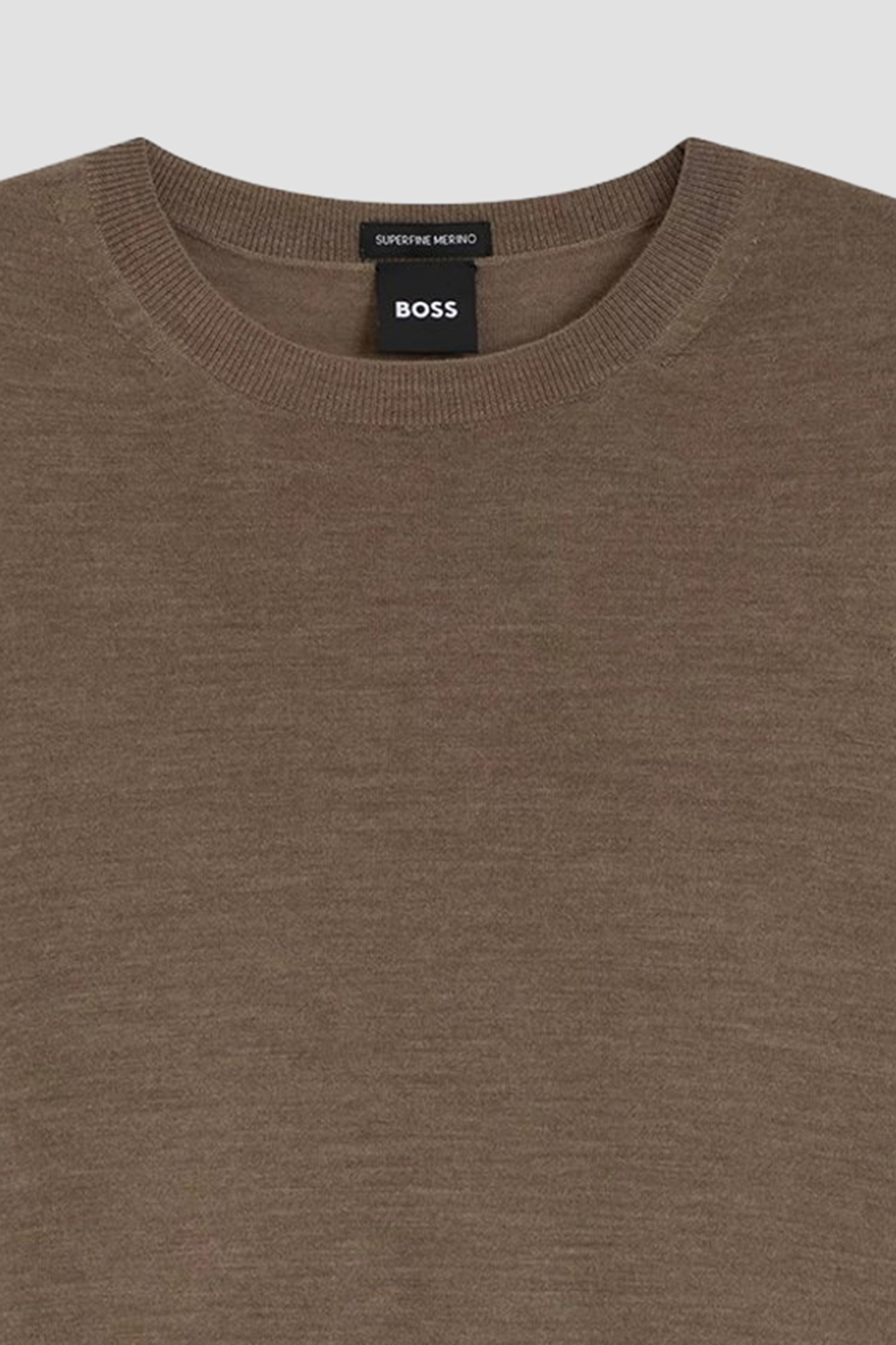 Женский коричневый шерстяной джемпер BOSS 50544996;915