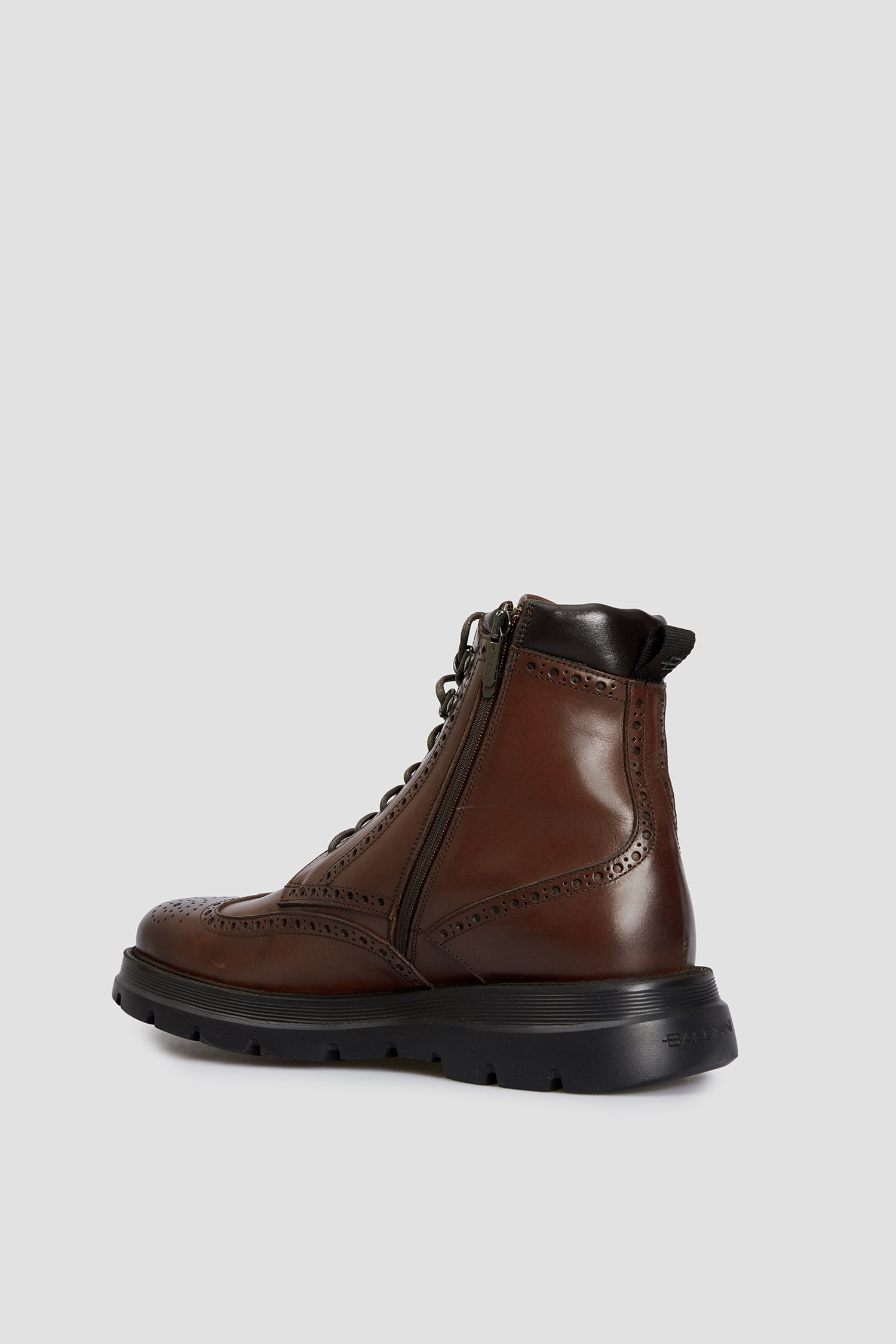 Мужские коричневые кожаные ботинки BALDININI U4B344A1CRUS;AMDB