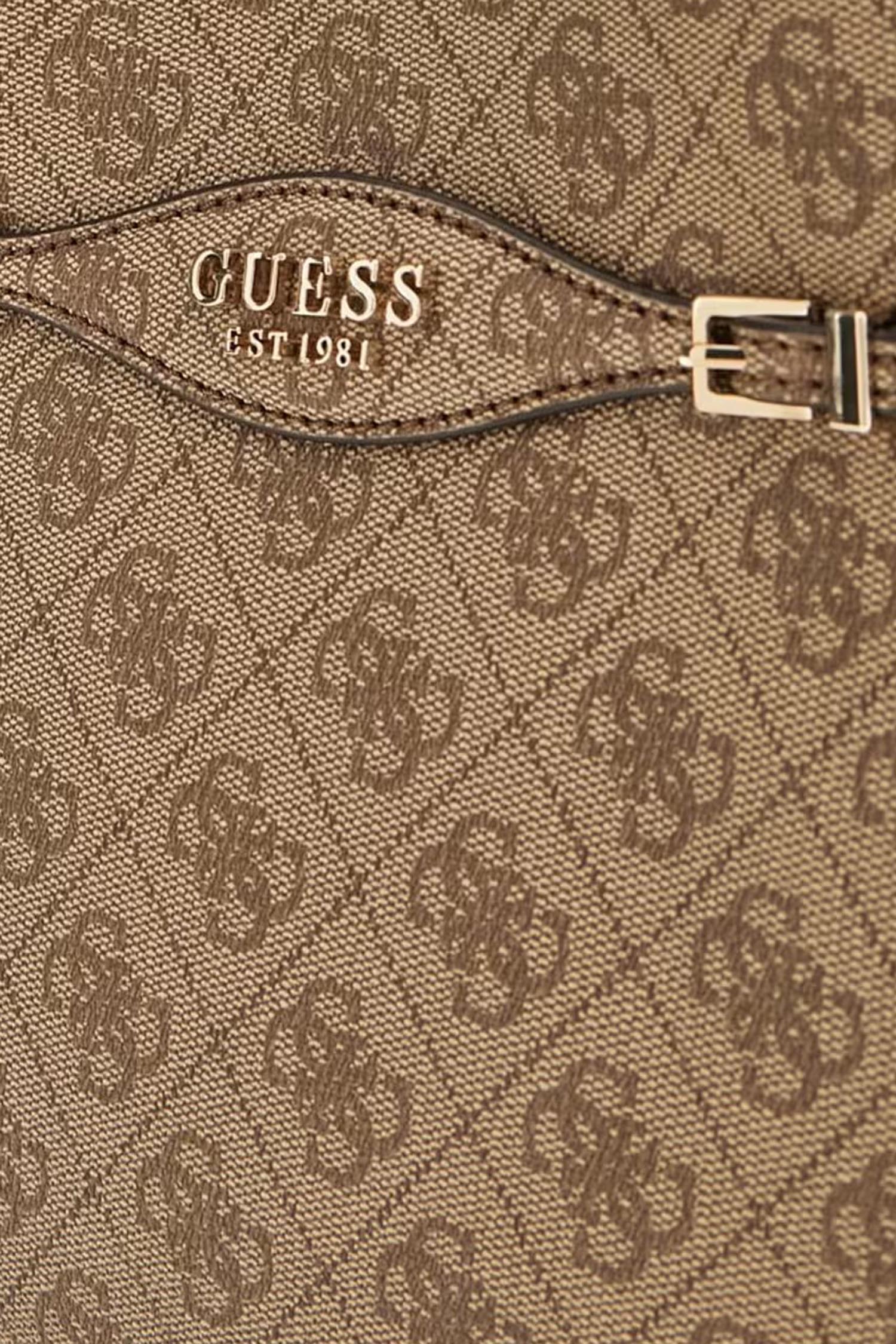Женская бежевая сумка с узором Guess HWSG96.52010;LTL