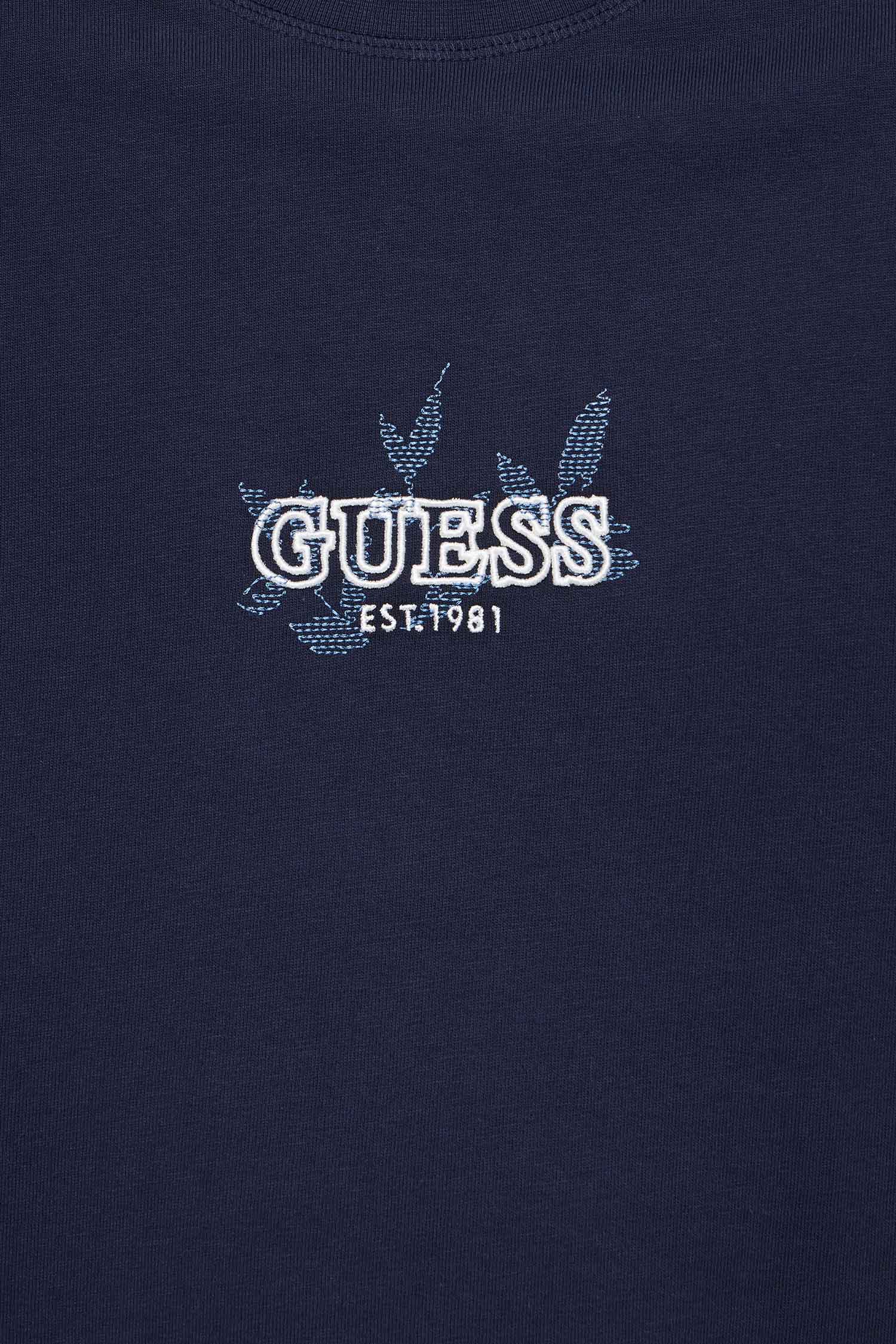 Чоловіча темно-синя футболка Guess M6YI46.K4232;G7V2